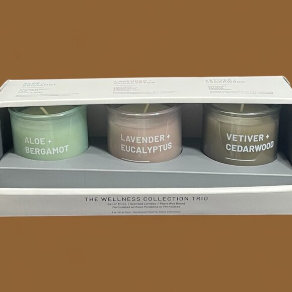 CANDLES SET OF 3 FOR RELAXATION - Picture 1 of 4